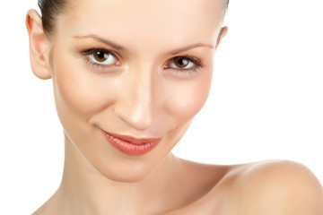 Obraz premium Photo of attractive girl looking at camera