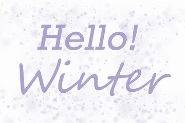 Hello Winter template texture background