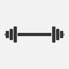 Gym sign with dumbbell. Gym sign with dumbbell on white background vector
