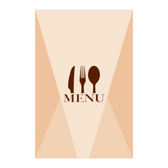 Restaurant menu illustration