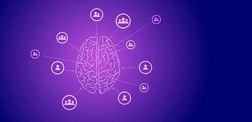 intelligenza collettiva, tecnologia, cervello, emisferi, mente, pensiero, © xyz+