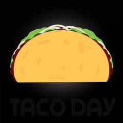 Taco day poster
