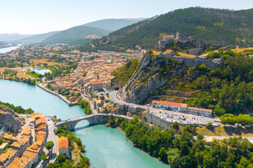 Fototapeta na wymiar Sisteron is a commune in the Alpes-de-Haute-Provence department