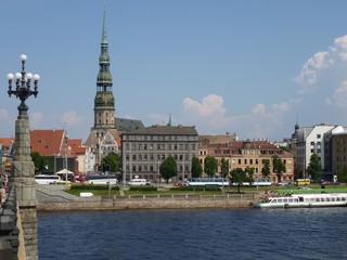 eindrucksvolle Architektur in Riga