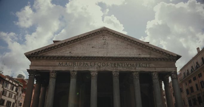Pantheon temple in Rome