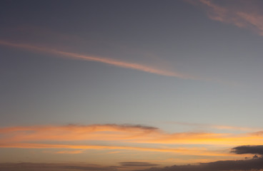 Fototapeta na wymiar Colorful sky and cloud on sunset time
