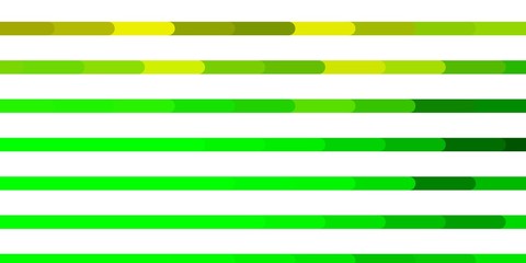 Light Green, Yellow vector pattern with lines. Modern abstract illustration with colorful lines. Pattern for websites, landing pages.