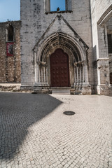 Carmo Convent or Convent of Our Lady of Mount Carmel is the ruins of Gothic Church in the historical center of Lisbon