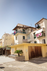 Fototapeta premium building and streets in itlay