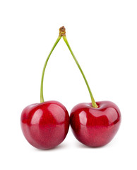 Cherry isolated on white background