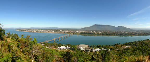Panoramic view of Pakse