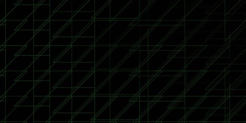 Dark Green, Yellow vector background with lines. Repeated lines on abstract background with gradient. Best design for your posters, banners.