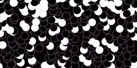 Fototapeta premium Dark Pink vector background with spots. Colorful illustration with gradient dots in nature style. Design for posters, banners.