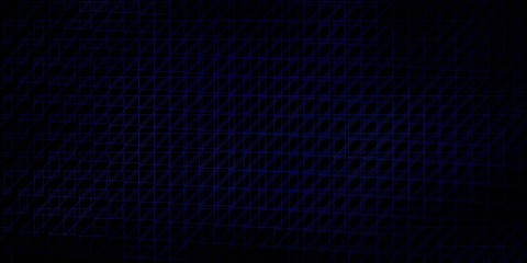 Dark BLUE vector layout with lines. Modern abstract illustration with colorful lines. Best design for your posters, banners.