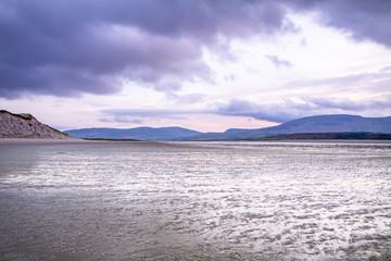Ballinareava strand at the Sheskinmore Nature Reserve between Ardara and Portnoo in Donegal - Ireland