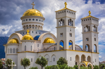 Orthodox church of St Jovan Vladimir in Bar town, Montenegro