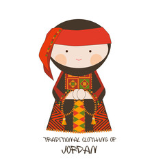 Traditional Clothing of Jordan, Palestine