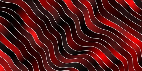 Obraz premium Ciemnoczerwone tło wektor z krzywymi. Kolorowa ilustracja w abstrakcyjnym stylu z wygiętymi liniami. Najlepszy projekt dla Twoich plakatów, banerów.