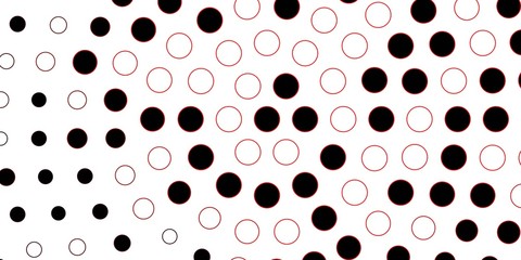 Dark Orange vector texture with circles. Modern abstract illustration with colorful circle shapes. Pattern for websites, landing pages.