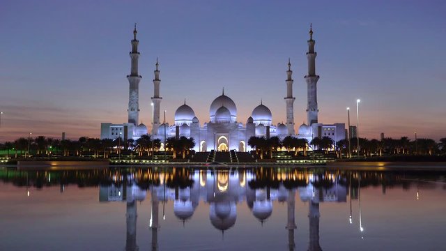 Sheikh Zayed Bin Sultan Al Nahyan Mosque, Abu Dhabi, United Arab Emirates, UAE