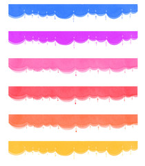 Obraz premium エレガント 横長装飾 カラーバリエーション