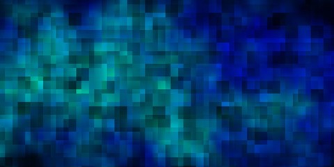 Dark BLUE vector backdrop with rectangles.