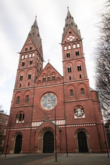 Fototapeta na wymiar Dom St. Marien in Hamburg-St. Georg