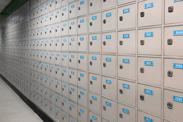  mail box or p o boxes with numbres  - p. o. box