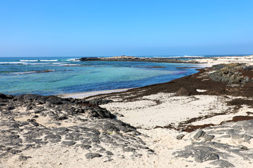 El Cotillo amazing wild beach in Fuerteventura, Canary Islands