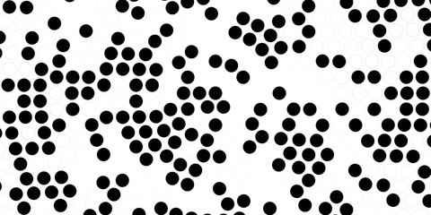 Dark Multicolor vector template with circles. Illustration with set of shining colorful abstract spheres. Design for posters, banners.