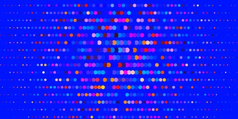 Dark Multicolor vector backdrop with dots. Colorful illustration with gradient dots in nature style. Pattern for wallpapers, curtains.