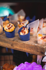 Pizza en cono para eventos sociales de niños
