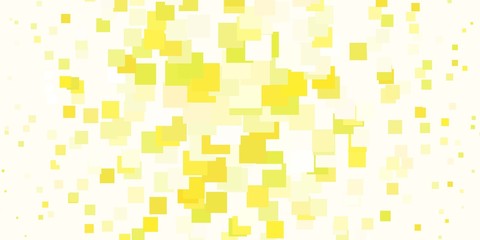 Light Green, Yellow vector layout with lines, rectangles. New abstract illustration with rectangular shapes. Pattern for business booklets, leaflets