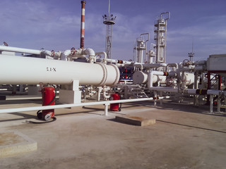 The oil refinery