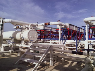 The oil refinery