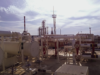 The oil refinery