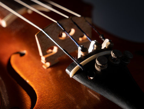 Nahaufnahme einer Violine