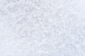 texture of ice and snowflakes