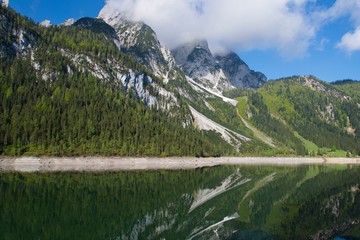 mountain reflected in the lake