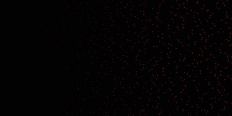 Dark Red vector background with colorful stars. Decorative illustration with stars on abstract template. Design for your business promotion.