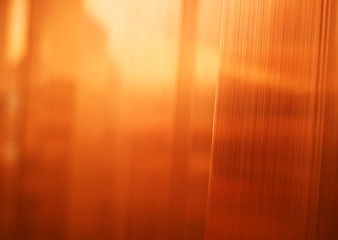 Right aligned sunset steel texture background