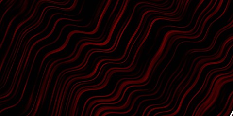 Dark Red vector background with lines. Brand new colorful illustration with bent lines. Design for your business promotion.