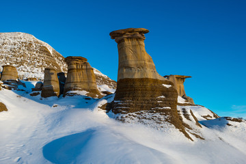 Hoodoos in the Snow