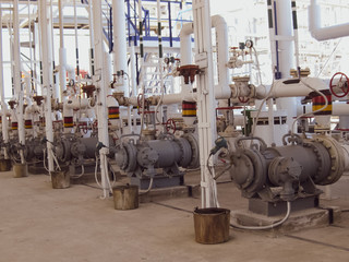 The pump of the closed type for oil product pumping