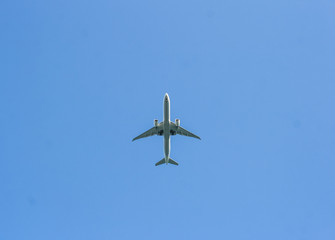 airplane in the sky
