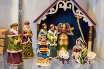 Nativity scene on display