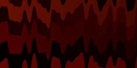 Dark Red vector background with bent lines. Brand new colorful illustration with bent lines. Template for cellphones.