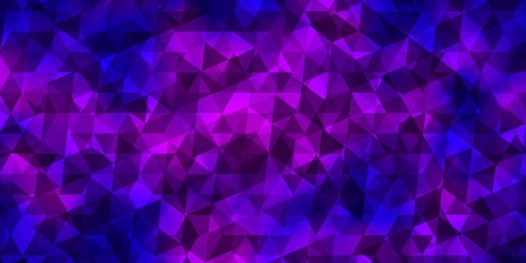 Light Purple, Pink vector pattern with polygonal style.