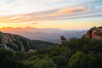 Golden Hour Sunset in Calabasas, CA 
