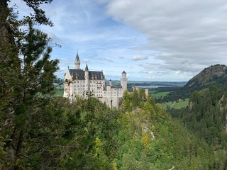 Naklejka premium Schloss auf dem Berg